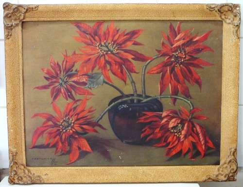 Red Poinsettia - A Tretchikoff Print