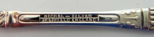 A Set of 6 Nickel Silver Apostle Spoons