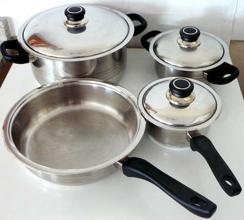 7 Piece Stainless Steel Cook Ware Set by Home Choice