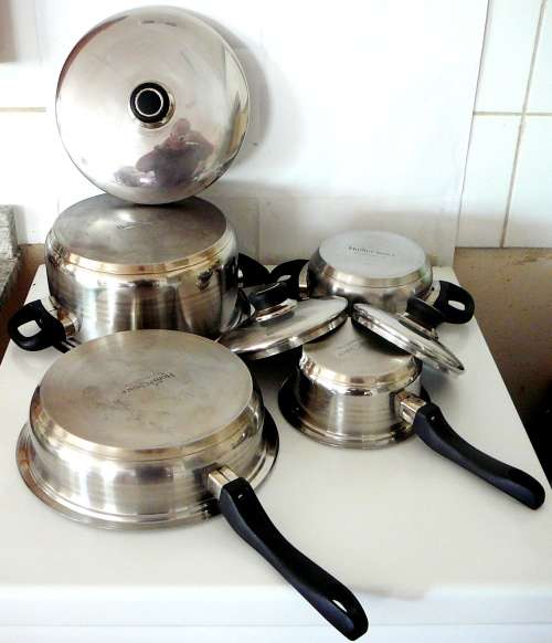 7 Piece Stainless Steel Cook Ware Set by Home Choice