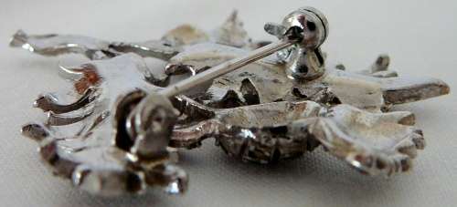 A Very Attractive Marcasite Brooch - Scottish Thistle
