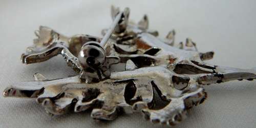 A Very Attractive Marcasite Brooch - Scottish Thistle