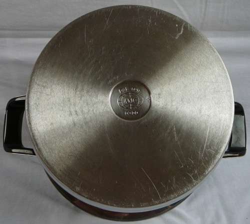 A Selection of 3 AMC 24 cm Stainless Steel Pots