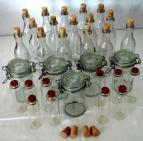 A Selection of Mixed Miniature Glassware for the Glass Crafter