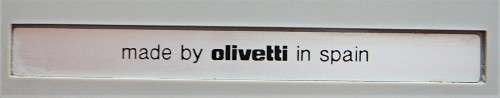 Olivetti DORA Model Portable Typewriter