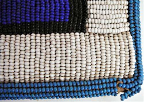 Another Stunning Hand Made Glass Bead on Canvas African Wall Hanging