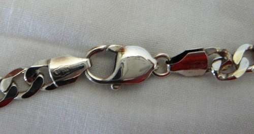 A Superb Sterling Silver Gents Necklace Chain