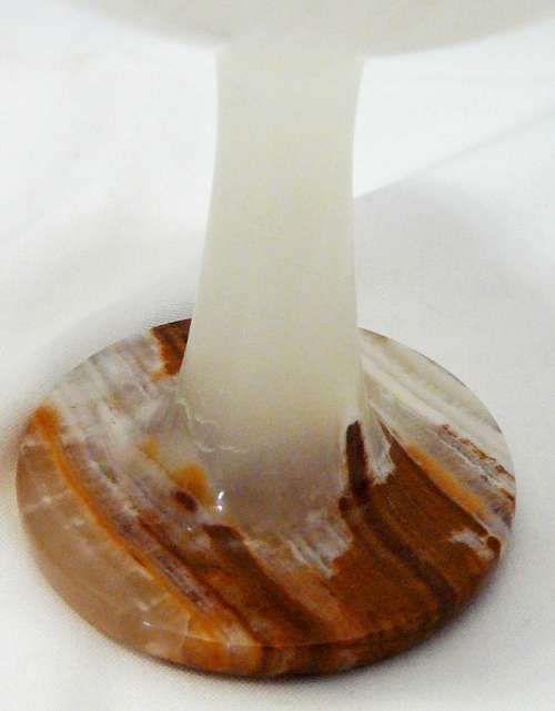 A Most Unusual Champagne Glass made of Onyx