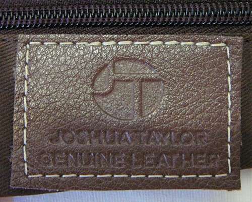 A Stylish Dark Brown Leather Handbag by Joshua Taylor