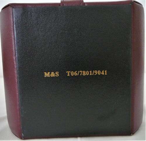 A Really Gorgeous Dark Maroon Unused Travelling Jewelery Box