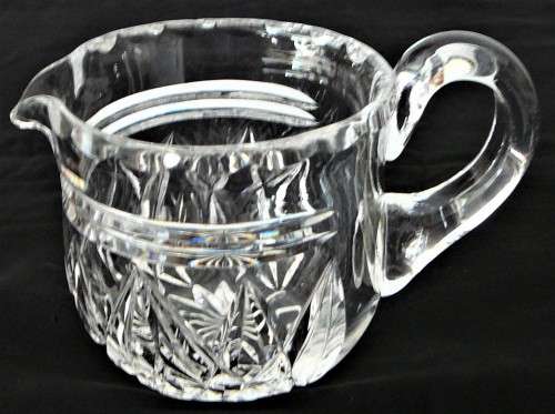 A Beautiful Crystal Milk Jug