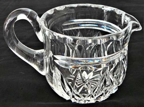 A Beautiful Crystal Milk Jug