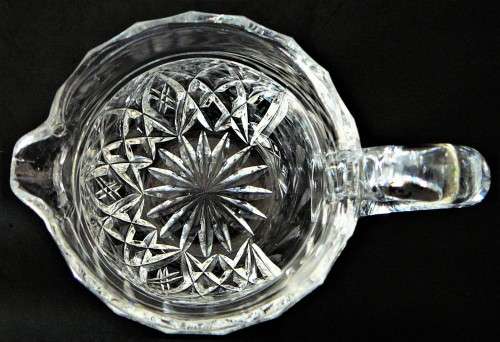 A Beautiful Crystal Milk Jug