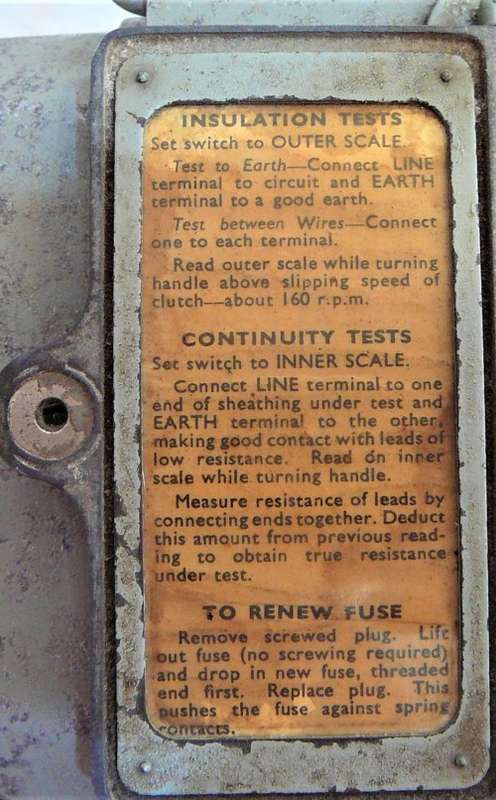 A Vintage Megger Series 2 Continuity\Insulation Tester