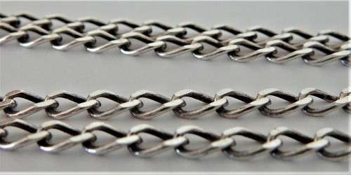 A Superb Sterling Silver Necklace Chain