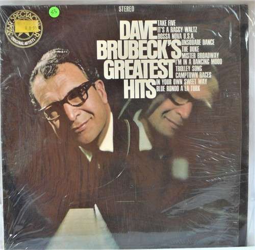 A Single Vinyl LP - Dave Brubeck - His Greatest Hits