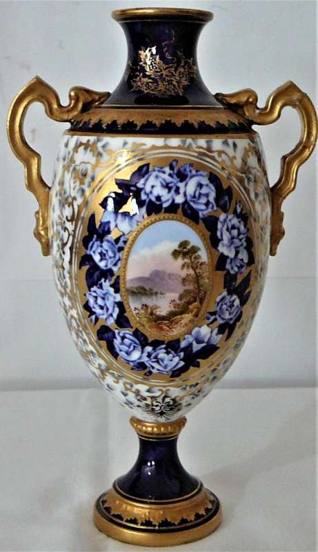 A Small Vintage Coalport Urn