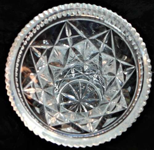 A Beautiful Large Cut Glass Crystal Vase