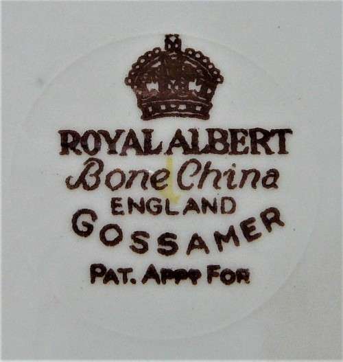A Very Pretty Gold Trimmed Royal Albert Trinket Dish Gossamer