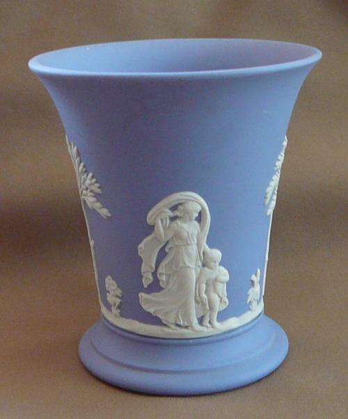 Classic Blue Wedgwood Vase