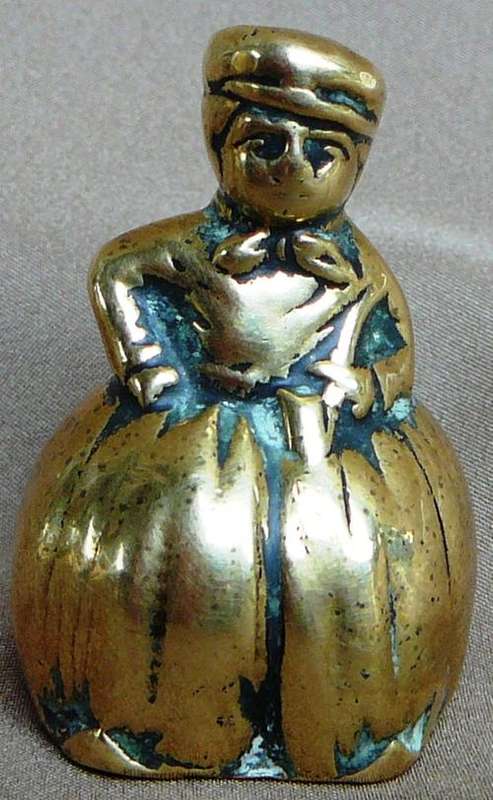 Small Brass Dutch Boy Bell