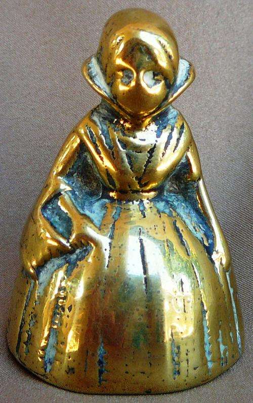 Vintage Brass Elizabethan Lady Bell