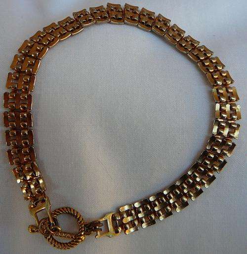 Gold Coloured Chain Link Bracelet