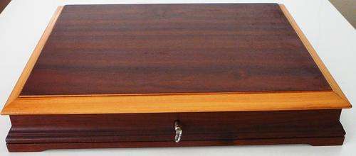 Wooden Stamp Collectors Box