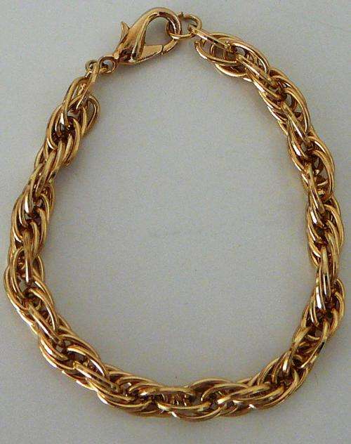 Gold Coloured Chain Bracelet