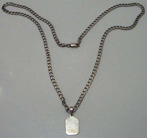 Silver Pendant on Chain