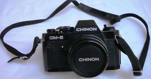 Chinon Model CM-5 Camera and Bag