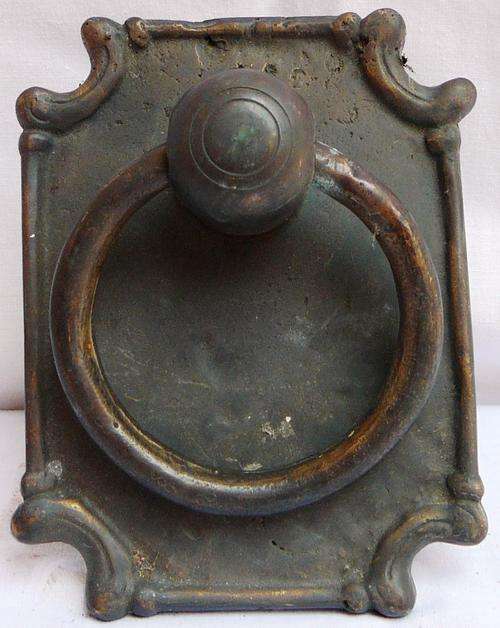 Vintage Solid Brass Door Handle\Knocker