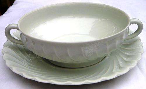 Limoge Soup Bowl and Saucer