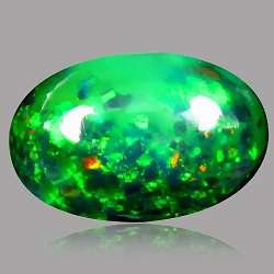 1.74CT OPAL [HKD CERTIFIED] OVAL CABOCHON BLACK, VVS Value: R9'750.00