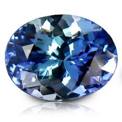 2.92CT TANZANITE [HKD CERTIFIED] OVAL INTENSE BLUE VIOLET, VVS Value: R26'250.00