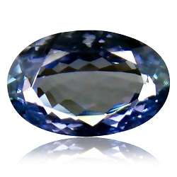 1.55CT TANZANITE [HKD CERTIFIED] OVAL VIOLET BLUE, VVS Value: R11'575.00