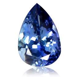 2.47CT TANZANITE [HKD CERTIFIED] PEAR INTENSE BLUE VIOLET, VVS Value: R21'500.00