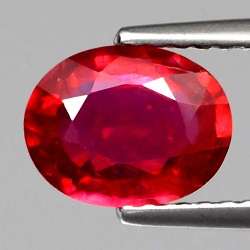1.55CT RUBY OVAL PIGEON BLOOD RED, SI1 Value: R24'270.00