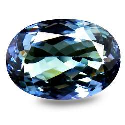 3.40CT TANZANITE [HKD CERTIFIED] OVAL INTENSE BLUE VIOLET, VVS Value: R31'550.00