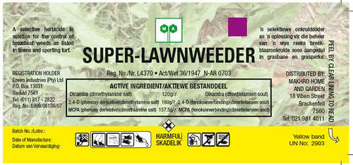Super Lawnweeder (Selective Broadleave Herbicide) - 5 liter