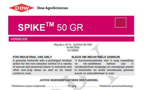 Spike 50GR (Non-Selective Granular Herbicide) - 25KG