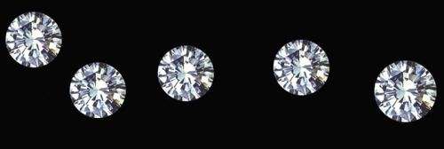 *20 PIECES* AAAAA - 3 x 3 MM Round Brilliant Cut Diamond Simulate LOT - Worlds Best Simulates!