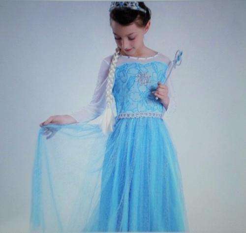 Elsa Frozen Dress-Up Costume - Age 4-5