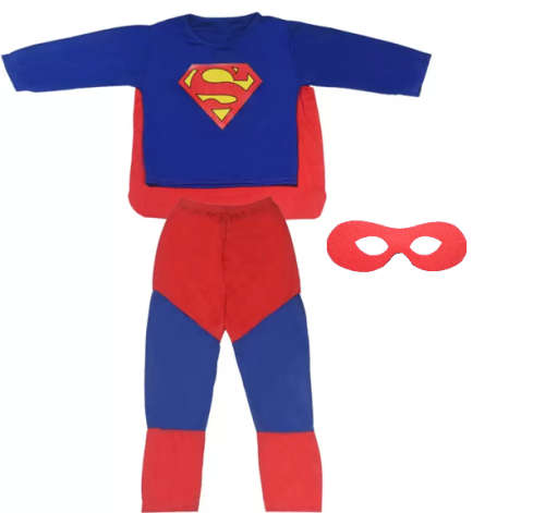 Superman costume Age 3-4 (S)