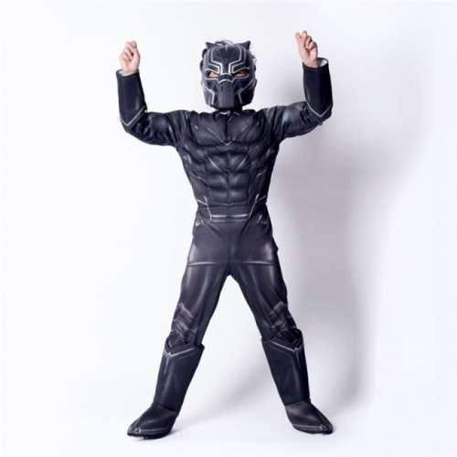 Black Panther Muscles costume Age 7-8 (s)