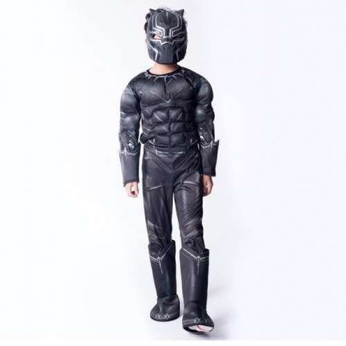 Black Panther Muscles costume Age 7-8 (s)