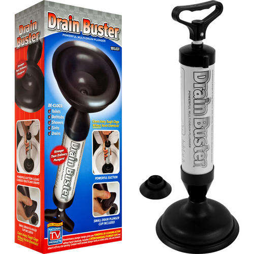 Drain Buster Powerful Multi-Drain Plunger