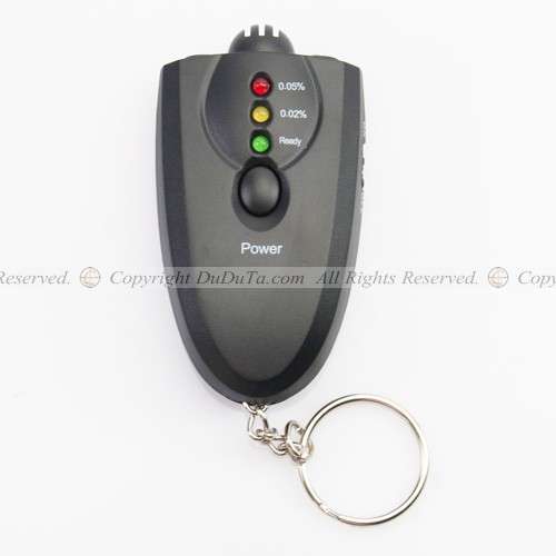 Keychain Portable Alcohol Breath Tester/Breathalyzer with Flashlight