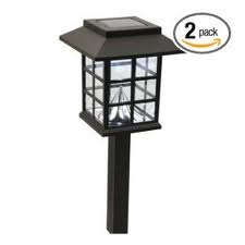 Set of 2 Moonray Solar Garden Lights