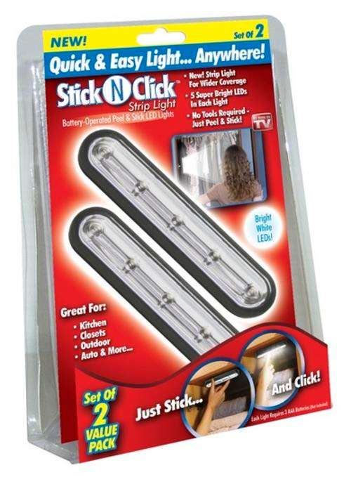 STick N Click Strip Light - Set of 2